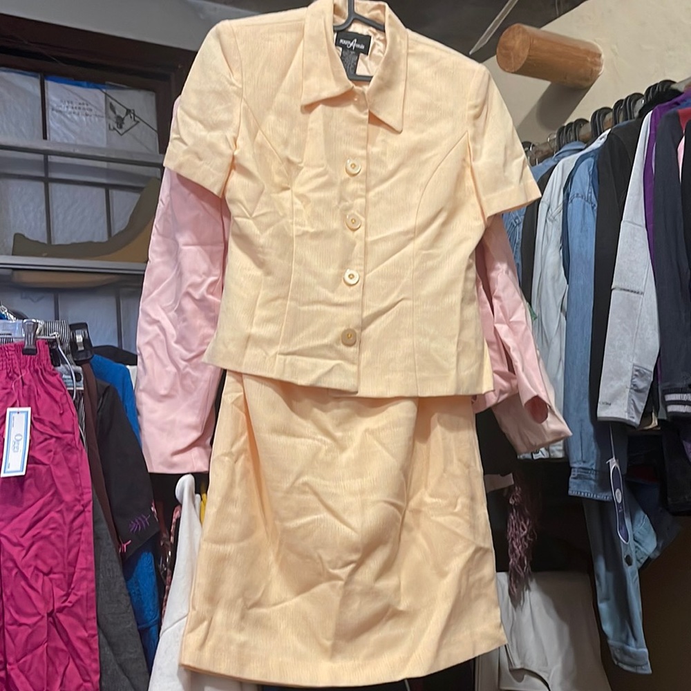 Positive Attitude Butter Yellow 2pc Set